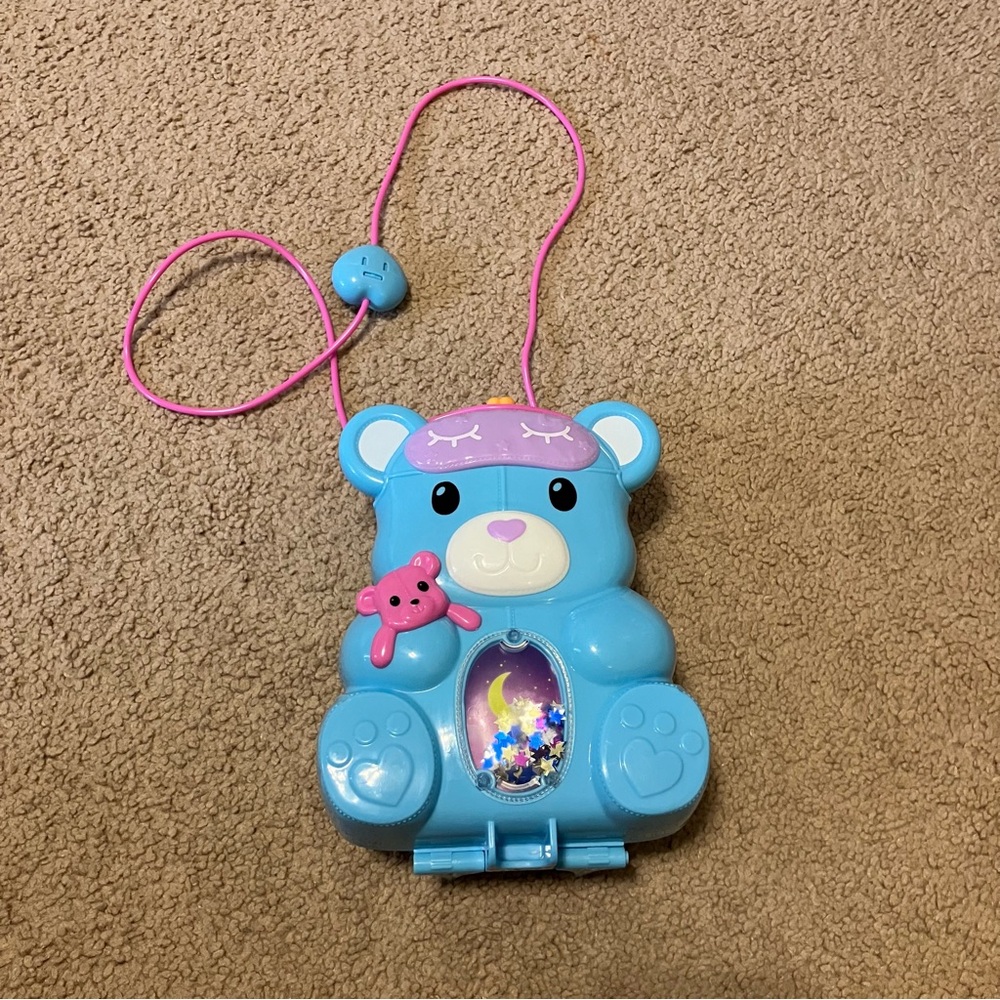 Polly Pocket 2 in 1 Teddy Bear Purse with 2 Micro Dolls‎ & 12 Accessories
